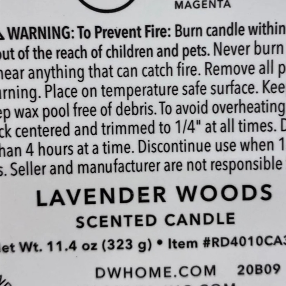 Rae Dunn CALM CANDLE - Picture 2 of 2